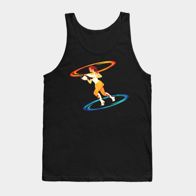 Portal Minimal Tank Top by LeighWortley